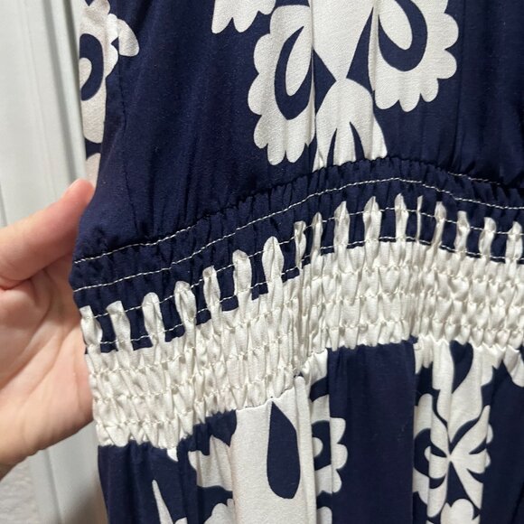 Shein Blue and White Maxi Dress- Medium - Picture 3 of 5